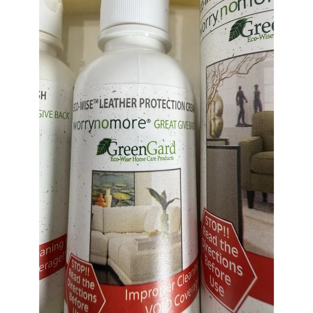 Worry No More Wood Leather Fabric Furniture Protection & Cleaning Kit by UNITERS